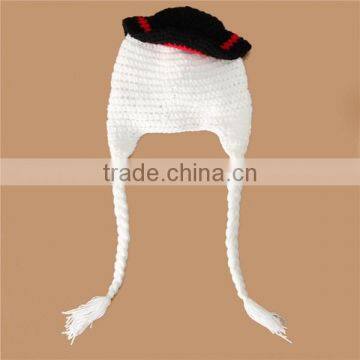 Handmade Funny Newborn Baby Snowman Crochet Hat Pattern