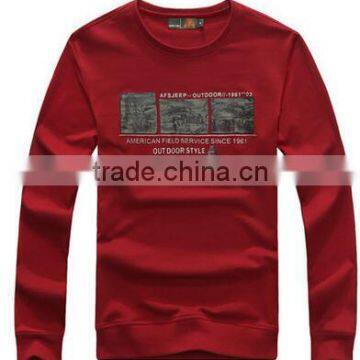 The New 2017 Spring Small Unlined Upper Garment of Han Edition Fleece Personality Render Men Long Sleeve T-shirt Unlined Upper photo-2