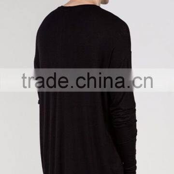 China Garment Factory 100% Cotton Long Sleeve Blank T-shirt Custom Casual Men T-shirt With High Quality photo-6