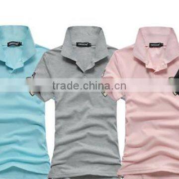 Custom Fashionable and Best Fit Plain Short Sleeve Polo T-shirt Manufactures in Guangzhou China photo-6