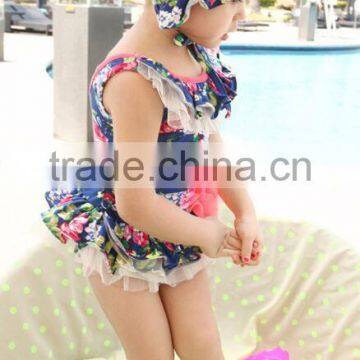 New Baby Girls Plaid Swimming Suit Children Bikini Sets Kids Bathing Suit photo-4