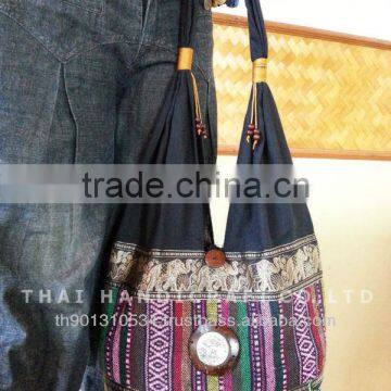 New Thai Silk Embroidered Handbag Tote Bag