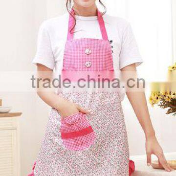 Fashionable Kitchen Waterproof and Oil Floral Sleeveless Apron Promotional Aprons Customized Advertising photo-3