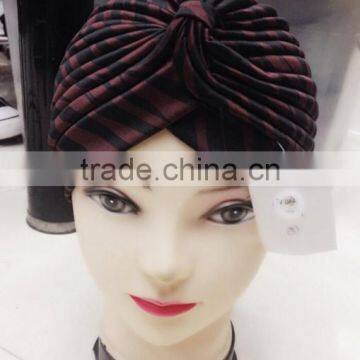 New Color Striped Indian Cap Arabic Muslim Headscarf Hat Lady Print Hat Wholesale photo-5