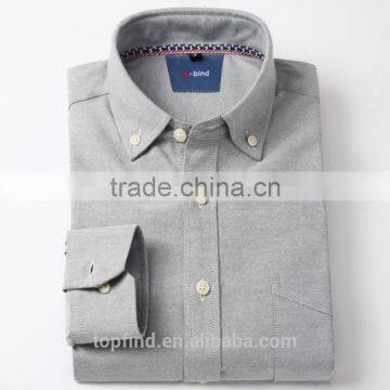 2016 Spring Season New Arrival Casual 50% Cotton Oxford Model Man Shirt for China Supplier photo-6