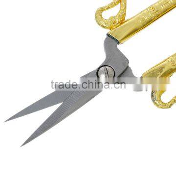 Hot Sell Gold Plated Vintage Retro Style Stainless Steel Sewing Scissors photo-2