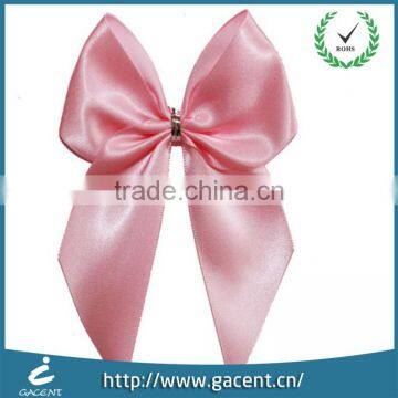 Silk Screen Printing New Charming Satin Ribbon Bow With Polka Dots photo-3
