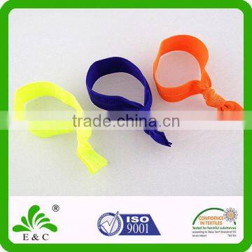 hand knotted solid color elastic wristband hair band wrist band