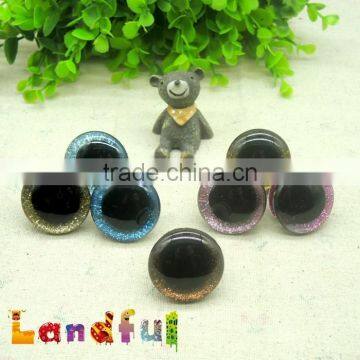 20mm Glitter Silver Safety Eyes Plush Bear Eyes Stuffed Animal Eyes photo-5