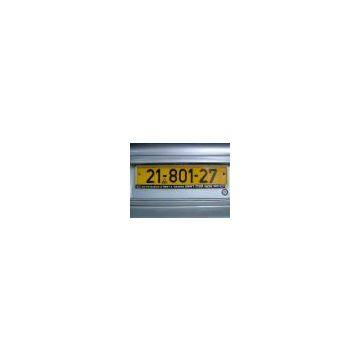 Israel Car Licence Number Plate