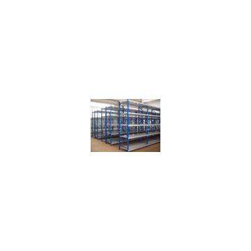 Blue Medium Duty Racking With Box-shape Beam 8m Vertical Storage Racks