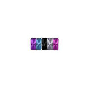 PC Hard Shell iPhone 5s Cell Phone Cases With Aluminum Sheet Sticker