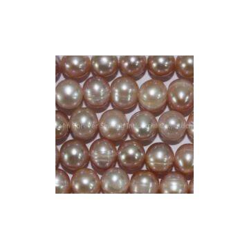Economic Round Freshwater Pearl String, Pearl Strand, Pearl Necklace 7-8mm 8-9mm 9-10mm A1 Grade Cheap $5/pcs