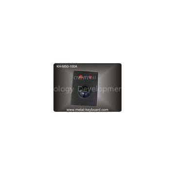 Metal Black Marine Console Industrial Trackballs Mouse With USB Interface