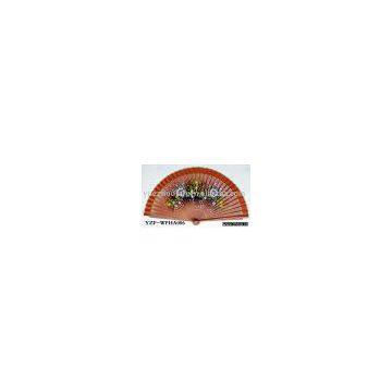 wood hand fan