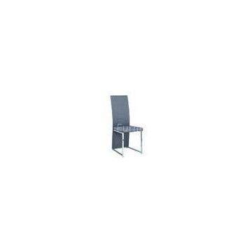 Unique Kitchen Dining Chairs Pu / Chrome Material 1 Year Warranty