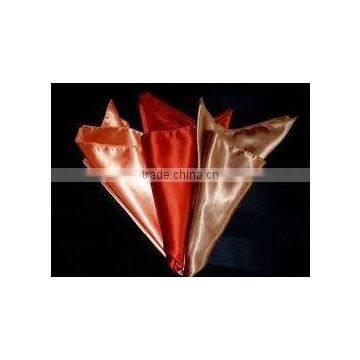 wedding satin table napkin hotel satin napkin for banquet