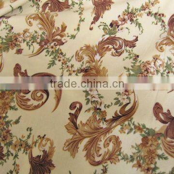 New design 100%polyester coral fleece fabric with flower