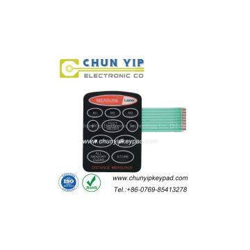 sealed tactile button remote control membrane switch