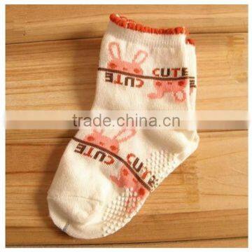 100%cotton Cartoon Anti-slip Children Socks photo-6