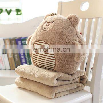 Large size stuffed cheap plush wholesale blankets