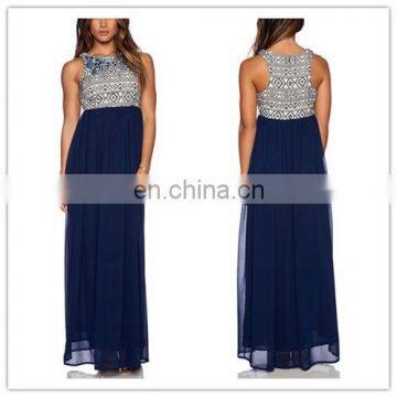 2015 China clothing - Alibaba express dress , new style chiffon maxi designs dresses WS00347