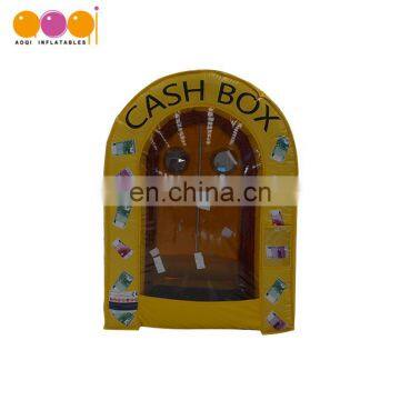 Commercial use indoor inflatable cash catching cube games for sale