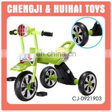 Hot selling plastic pedal tricycles for children 3 years