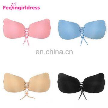 Latest Design Women Self Adhesive Seamless Backless Sexy Strapless Bra