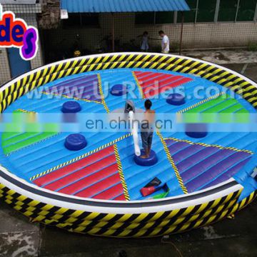 inflatable sweeper game / inflatable wipeout eliminator / inflatable meltdown for adults