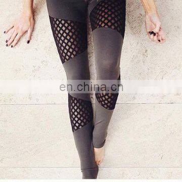 Mesh leggings yoga pants no panties custom clothing manufacturers activewear fitness yoga leggings