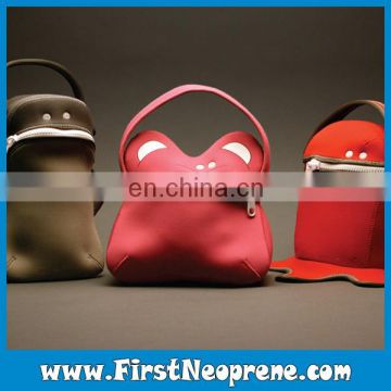 Large Color In Stock Neoprene Blank Lunch Tote Bag