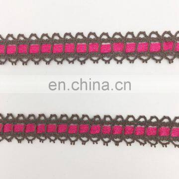 OLCT1436 1.3cm Fashion Beautiful Multi Color Cotton Crochet African Lace for Ladies photo-4