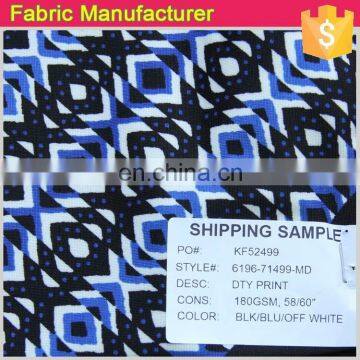 Onway Textile Shaoxing Printing Factory 100%polyester Dty Softest Fleece Black and White Series Printed Fabric for Lady Garments photo-3