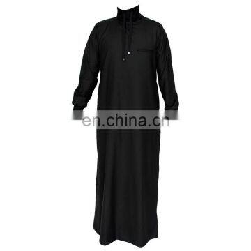 mens Thobe - man thobe with hood- Muslim Men's thobe thoub thaub thawb - custom 100% cotton fashionable Mens thobe with rib