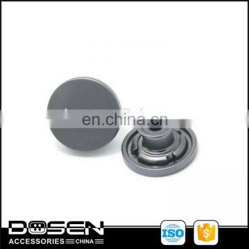 High quality custom covered logo antique zinc metal denim jeans button for clothing zamak material in china.