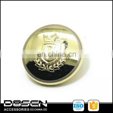 New product high quality gold polishing fashion sewing button for man'clothing decoration