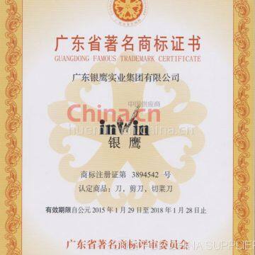 GUANGDONG FAMOUS TRADEMARK CERTIFICATE