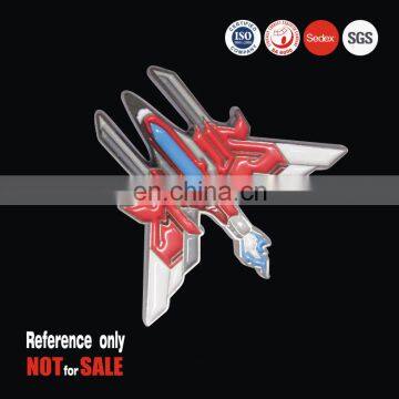 Factory direct sale zinc alloy soft enamel airplane lapel pin