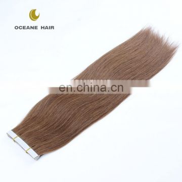 Human remy tape hair tape on hair extensions advise tape virgin hair