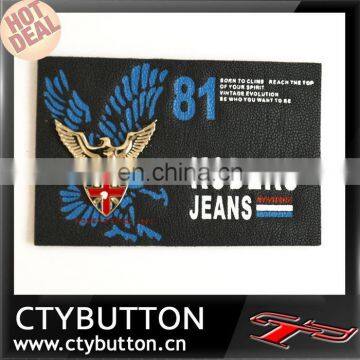 fake leather patch for denim