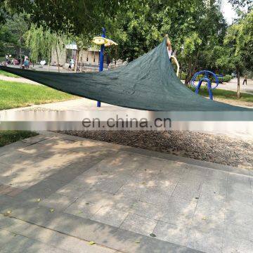 HDPE fabric sail 5*5*5 triangle sun shade sail for sale