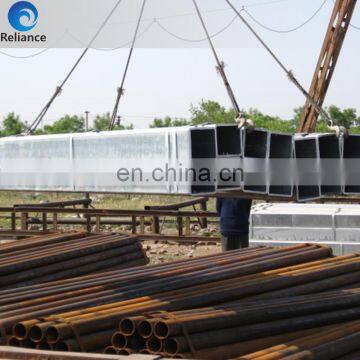 GI WELDED HOLLOW SECTION RECTANGULAR STEEL PIPE AS GALVANIZED DRAINAGE PIPE