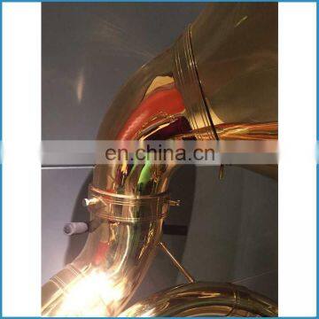Gold Lacquer Bb Key Sousaphone, c Key China Sousaphone, Brass Sousaphone photo-2