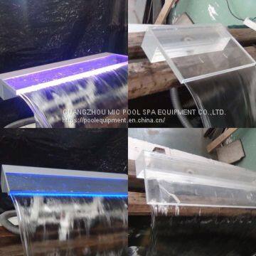 Swimming Pool Waterfall With Multi-color LED photo-4