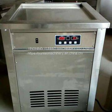 Good Quality Flat Pan Ice Cream Roll Machines Fried Ice Cream Machinery WT/8613824555378 photo-2