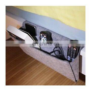 Felt Bedside Caddy Bedside Storage Pockets Organizer Hanging Holder Portable Bag ReHanging Holder Portable Bag Remote Tray Shelf photo-2