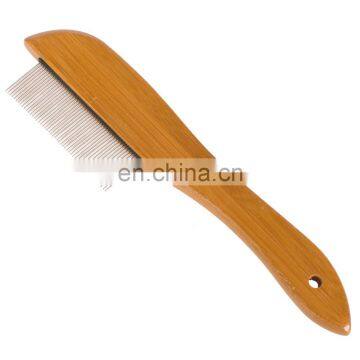 BSCI Soft Massage Hair Removal Environmental Bamboo Dog Brush