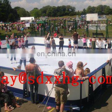 Hdpe Ice Hockey Dasher Board System/polyethylene Fence Plastic Panels/portable Soccer Wall