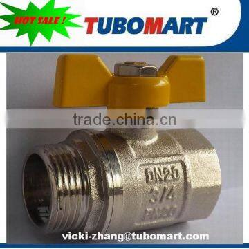 AS 4176 ISO 17484 brass gas valve for natural gas pipe